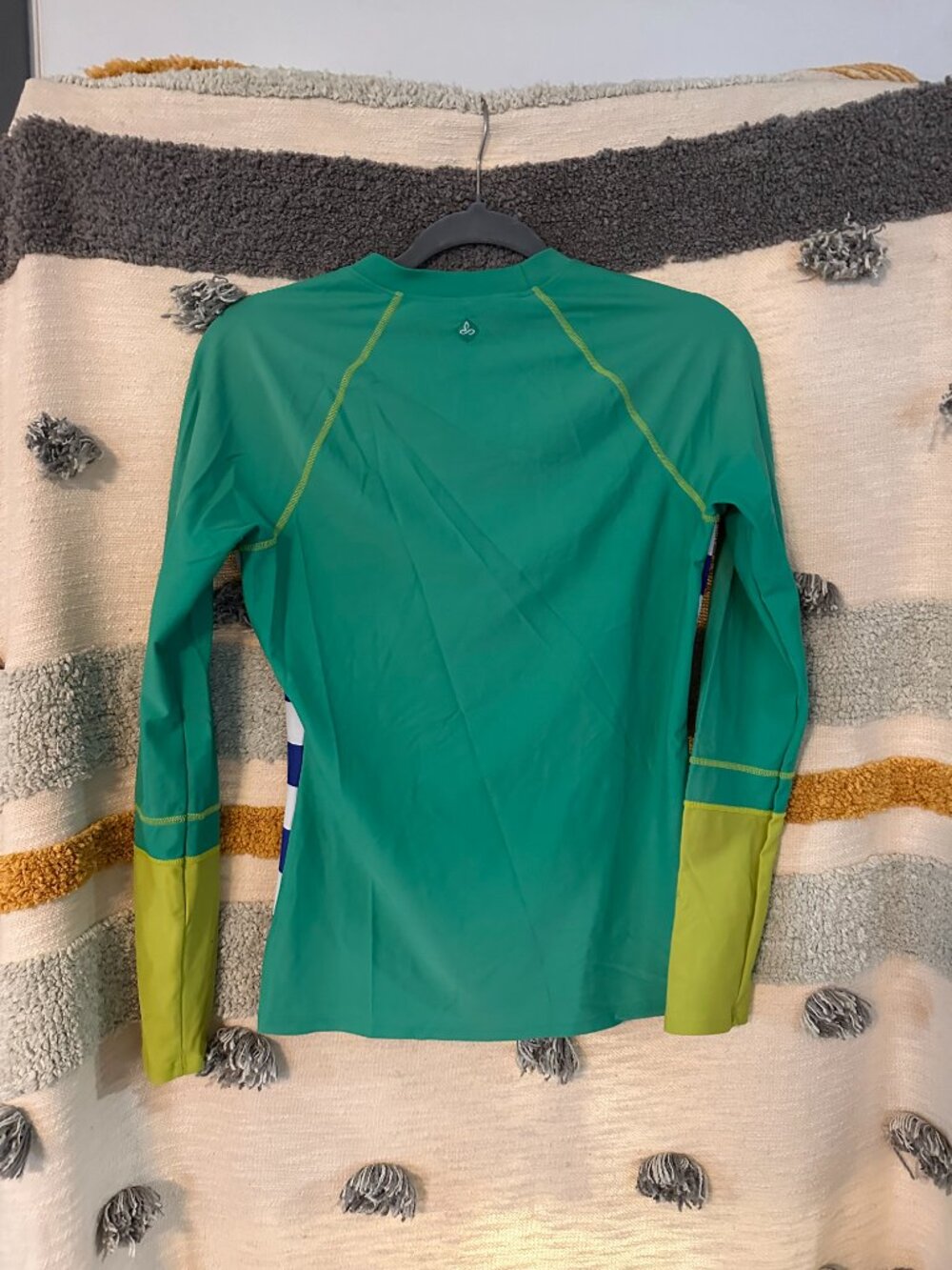 prAna Women's Lorelei Long-Sleeve Colorblock Striped Rash Guard - Picture 5 of 5